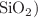 $$\hbox {SiO}_{2})$$