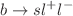 $$b \rightarrow s l^+ l^-$$