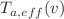 $$T_{a,eff}(v)$$