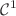 Mathematical equation: $$\mathcal {C}^1$$